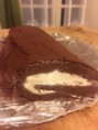 ROTOLO AL CACAO CON CREMA AL CIOCCOLATO BIANCO