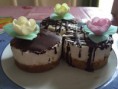 TORTINE ALLO YOGHURT AL COCCO CON COPERTURA DI CIOCCOLATO (a freddo)